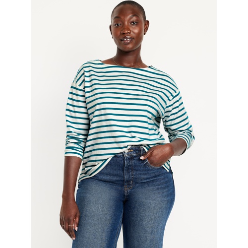 올드네이비 Oldnavy Long-Sleeve Mariner Loose T-Shirt