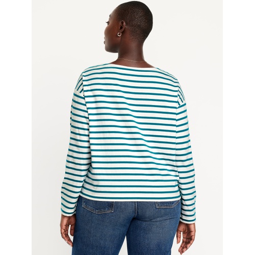 올드네이비 Oldnavy Long-Sleeve Mariner Loose T-Shirt