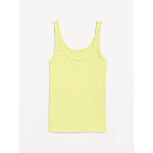 올드네이비 Oldnavy First-Layer Ribbed Scoop-Neck Tank Top