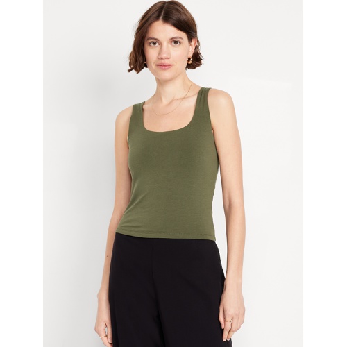 올드네이비 Oldnavy Double-Layer Scoop-Neck Tank Top