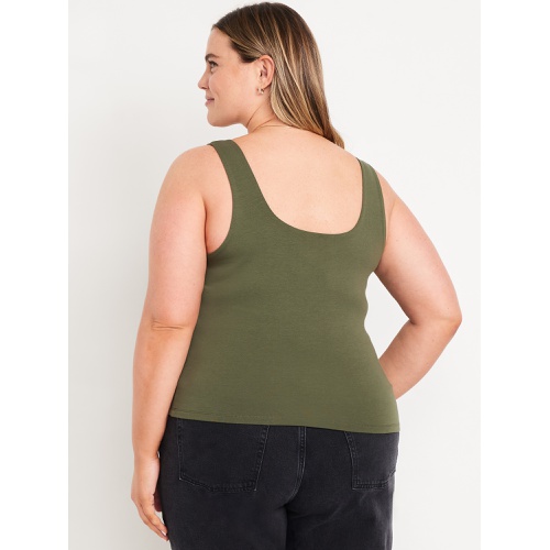 올드네이비 Oldnavy Double-Layer Scoop-Neck Tank Top