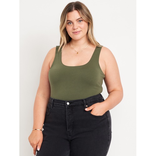 올드네이비 Oldnavy Double-Layer Scoop-Neck Tank Top