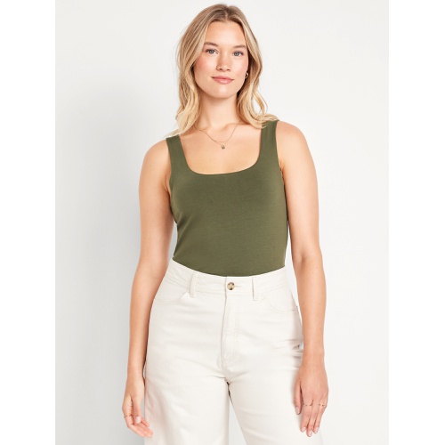 올드네이비 Oldnavy Double-Layer Scoop-Neck Tank Top