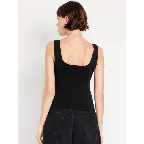 올드네이비 Oldnavy Double-Layer Scoop-Neck Tank Top