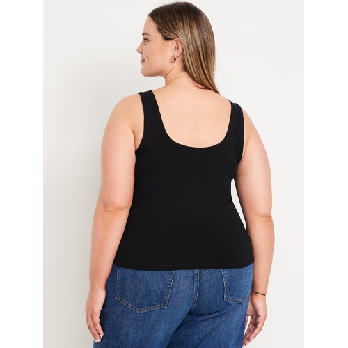 올드네이비 Oldnavy Double-Layer Scoop-Neck Tank Top