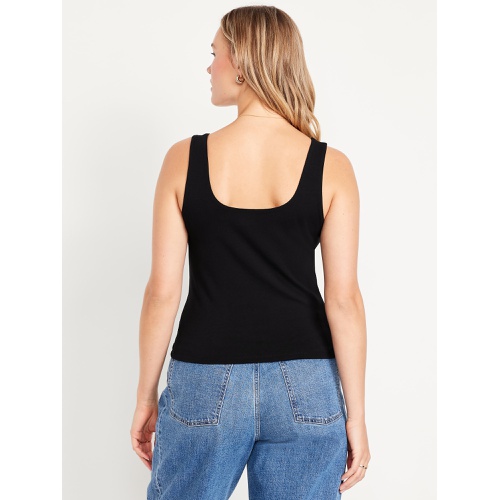 올드네이비 Oldnavy Double-Layer Scoop-Neck Tank Top