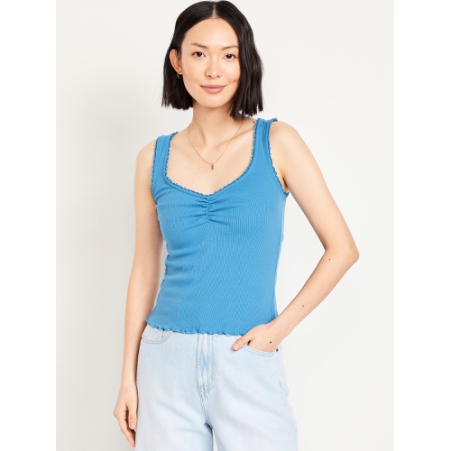 올드네이비 Oldnavy Ribbed Cinched-Front Tank Top