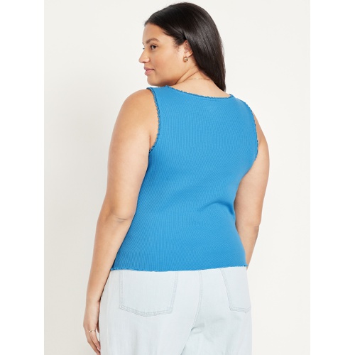 올드네이비 Oldnavy Ribbed Cinched-Front Tank Top