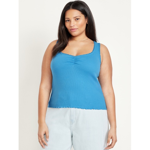 올드네이비 Oldnavy Ribbed Cinched-Front Tank Top