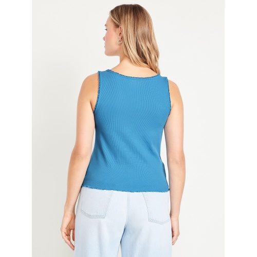 올드네이비 Oldnavy Ribbed Cinched-Front Tank Top