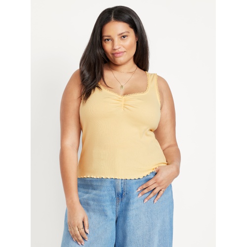 올드네이비 Oldnavy Ribbed Cinched-Front Tank Top