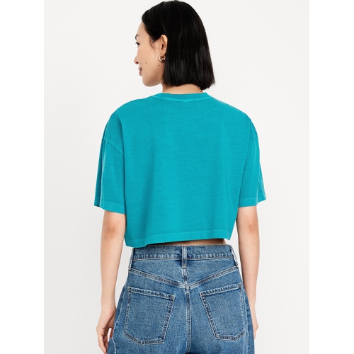 올드네이비 Oldnavy Vintage Oversized Crop T-Shirt