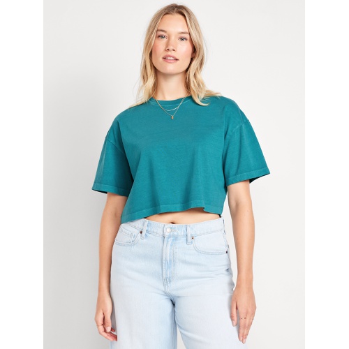 올드네이비 Oldnavy Vintage Oversized Crop T-Shirt