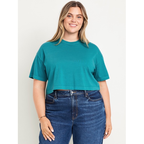 올드네이비 Oldnavy Vintage Oversized Crop T-Shirt