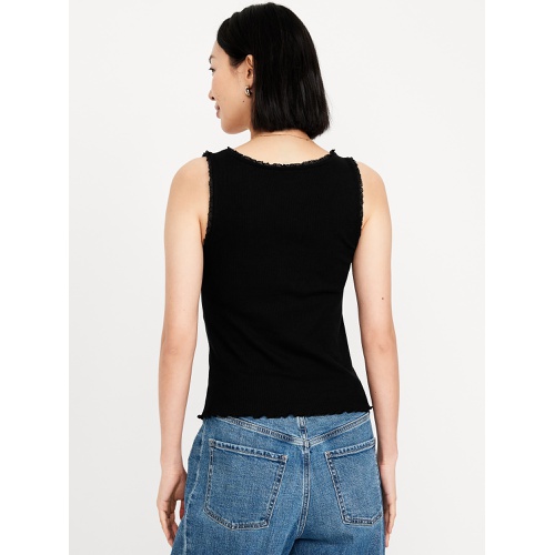 올드네이비 Oldnavy Ribbed Cinched-Front Tank Top