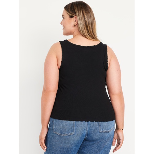 올드네이비 Oldnavy Ribbed Cinched-Front Tank Top
