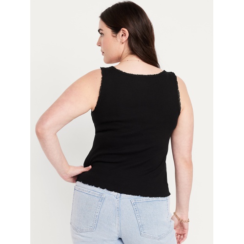 올드네이비 Oldnavy Ribbed Cinched-Front Tank Top