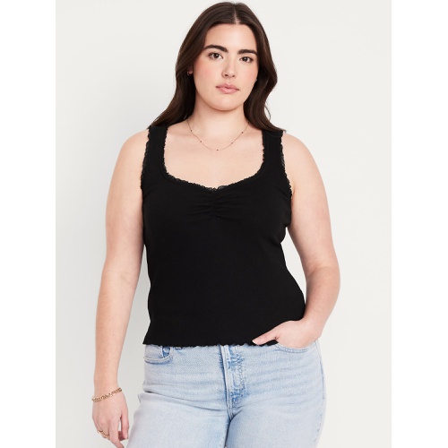 올드네이비 Oldnavy Ribbed Cinched-Front Tank Top