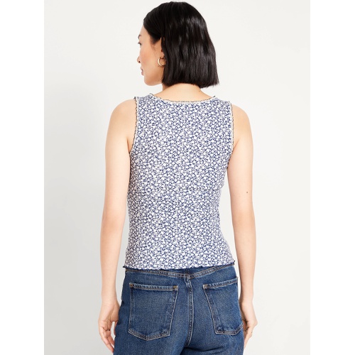 올드네이비 Oldnavy Ribbed Cinched-Front Tank Top
