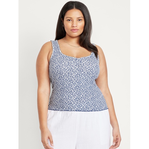 올드네이비 Oldnavy Ribbed Cinched-Front Tank Top