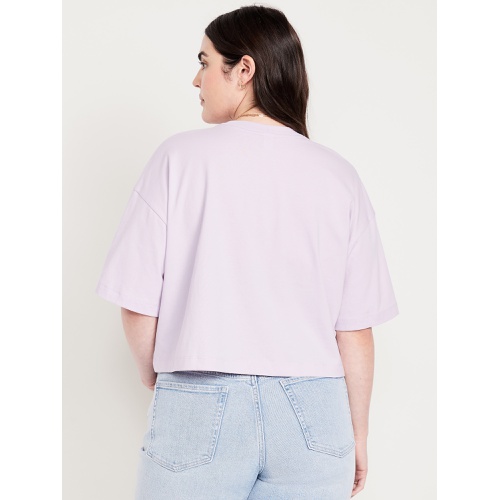 올드네이비 Oldnavy Vintage Oversized Crop T-Shirt