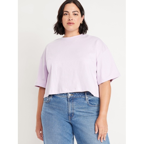 올드네이비 Oldnavy Vintage Oversized Crop T-Shirt
