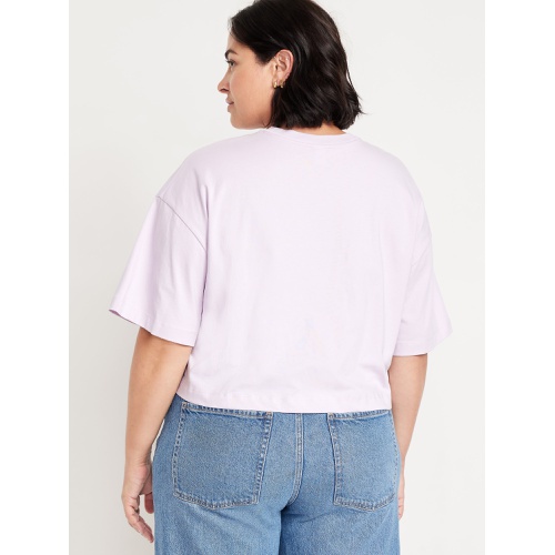 올드네이비 Oldnavy Vintage Oversized Crop T-Shirt