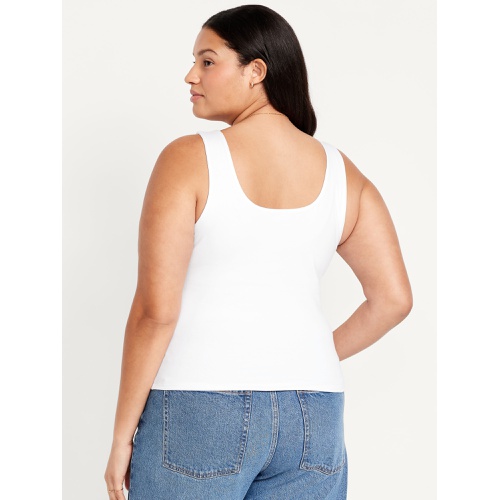 올드네이비 Oldnavy Double-Layer Scoop-Neck Tank Top