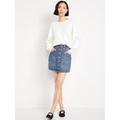Oldnavy Mid-Rise Jean Utility Mini Skirt Hot Deal