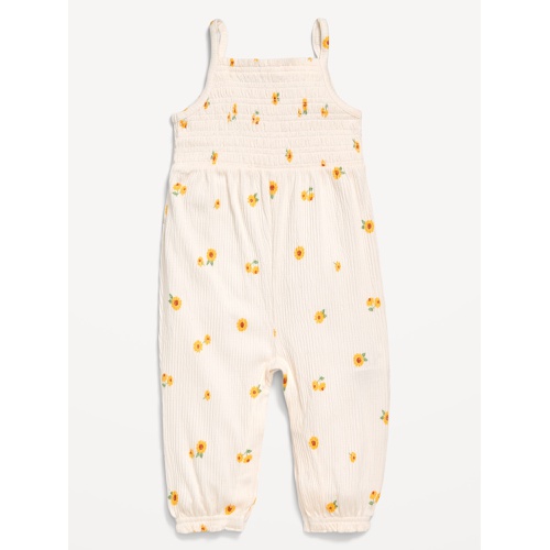 올드네이비 OldNavy Printed Sleeveless Smocked Jumpsuit for Baby