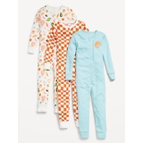 OldNavy Snug-Fit 2-Way-Zip Pajama One-Piece 3-Pack for Toddler & Baby