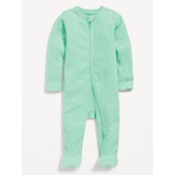 OldNavy Ribbed 2-Way-Zip Sleep & Play Footed One-Piece for Baby