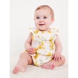 OldNavy Sleeveless Ruffle-Trim Smocked One-Piece Romper for Baby