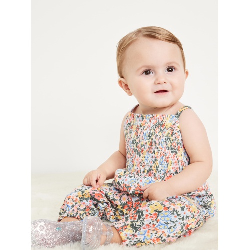 올드네이비 OldNavy Printed Sleeveless Smocked Jumpsuit for Baby