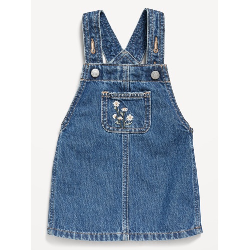 올드네이비 OldNavy Embroidered Jean Skirtall Dress for Baby