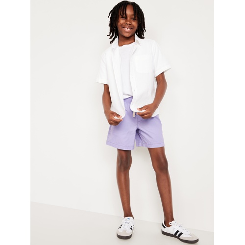 올드네이비 OldNavy Above Knee Twill Pull-On Shorts for Boys