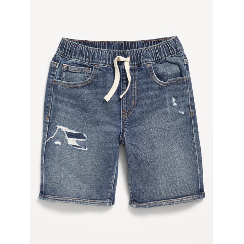 올드네이비 OldNavy Pull-On Built-In Flex Knee Length Jean Shorts for Boys