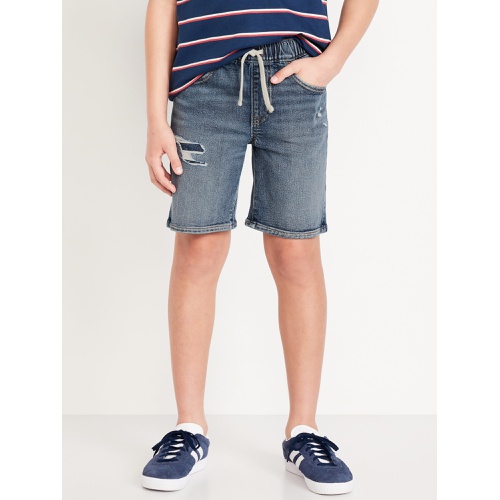 올드네이비 OldNavy Pull-On Built-In Flex Knee Length Jean Shorts for Boys