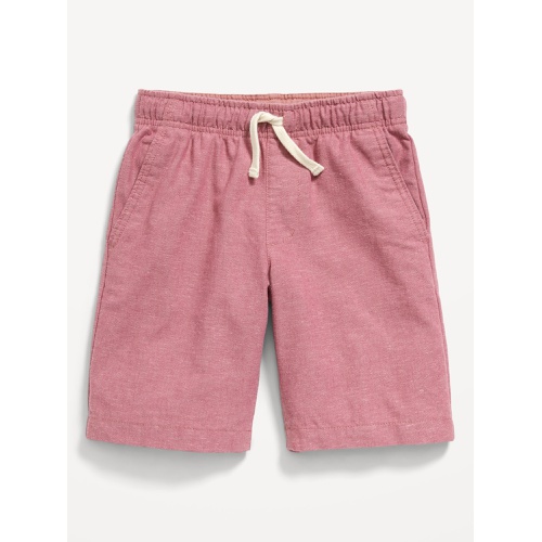 올드네이비 OldNavy Knee Length Linen-Blend Shorts for Boys