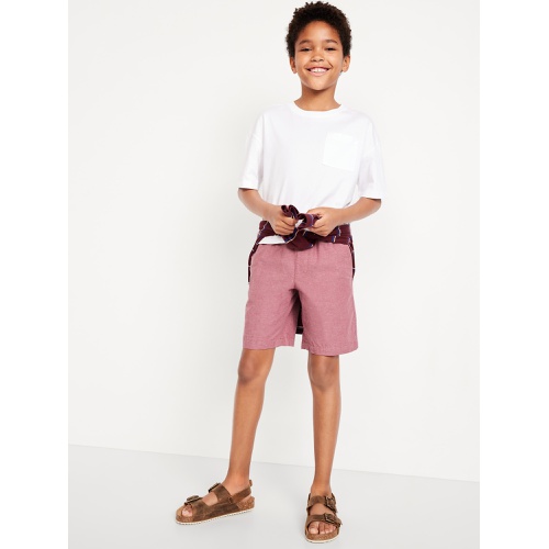올드네이비 OldNavy Knee Length Linen-Blend Shorts for Boys