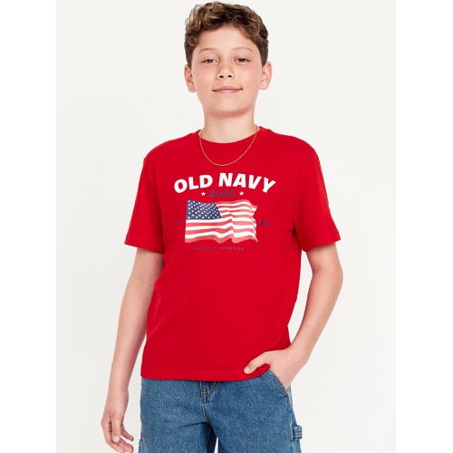 올드네이비 OldNavy Short-Sleeve Logo-Graphic T-Shirt for Boys