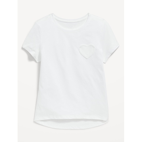 올드네이비 OldNavy Softest Heart-Pocket T-Shirt for Girls