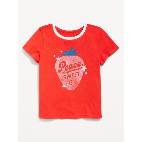 올드네이비 OldNavy Short-Sleeve Graphic T-Shirt for Girls