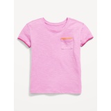 OldNavy Softest Stitch-Trim Pocket T-Shirt for Girls