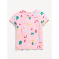 OldNavy Printed Softest Short-Sleeve T-Shirt for Girls