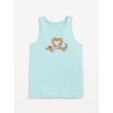 OldNavy Fitted Back Cutout Graphic Tank Top for Girls