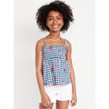 OldNavy Printed Smocked Jacquard-Knit Cami Top for Girls