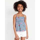 OldNavy Printed Smocked Jacquard-Knit Cami Top for Girls