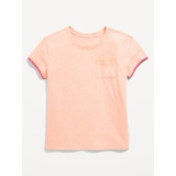 OldNavy Softest Stitch-Trim Pocket T-Shirt for Girls