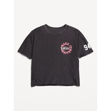 OldNavy CloudMotion Cropped Graphic Performance T-Shirt for Girls